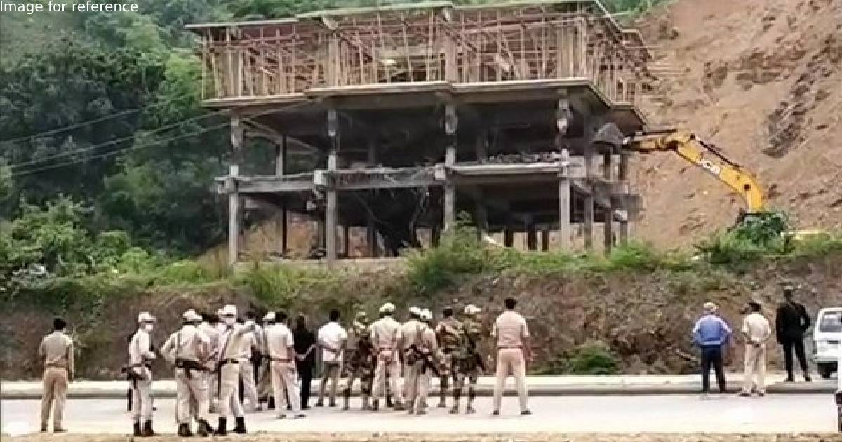 Manipur govt intensifies eviction drive against illegal encroachers, 69 houses demolished